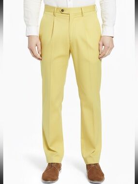BERLE CHARLESTON KHAKIS PLEATED CHINO PANTS ♣️♣️